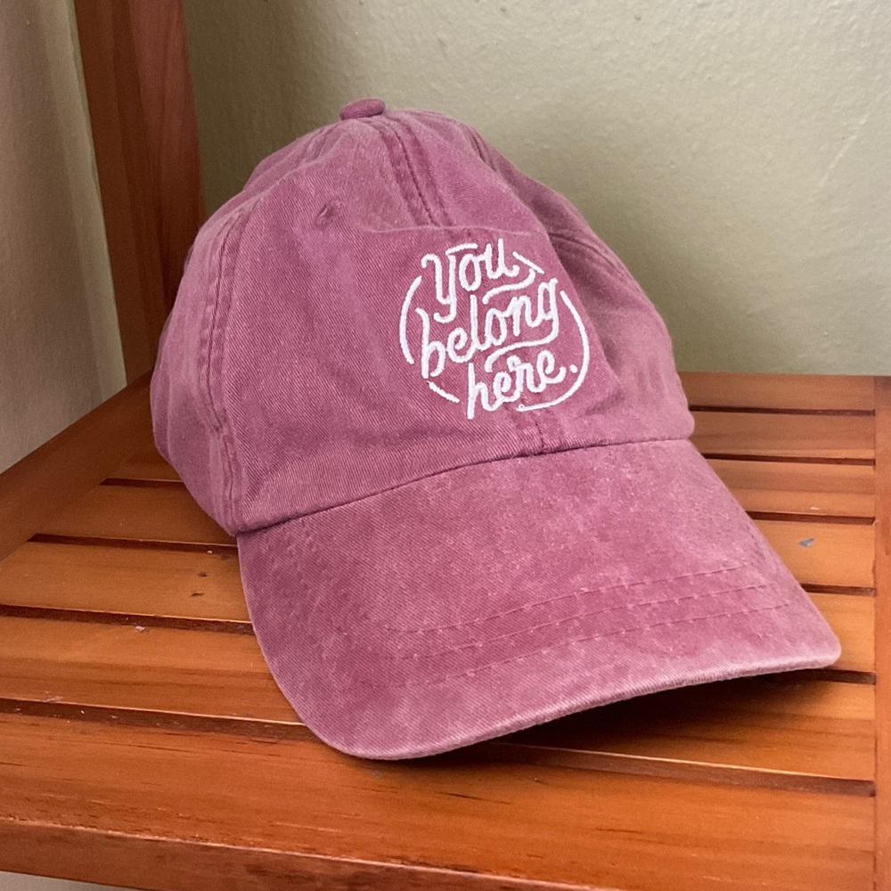 You Belong Here - To Write Love On Her Arms - Pink Baseball cap